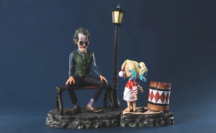 The Joker Harleen Quinzel Quinn DC Comic Super Hero Film Statue Batman Suicide Squad villain Cute F