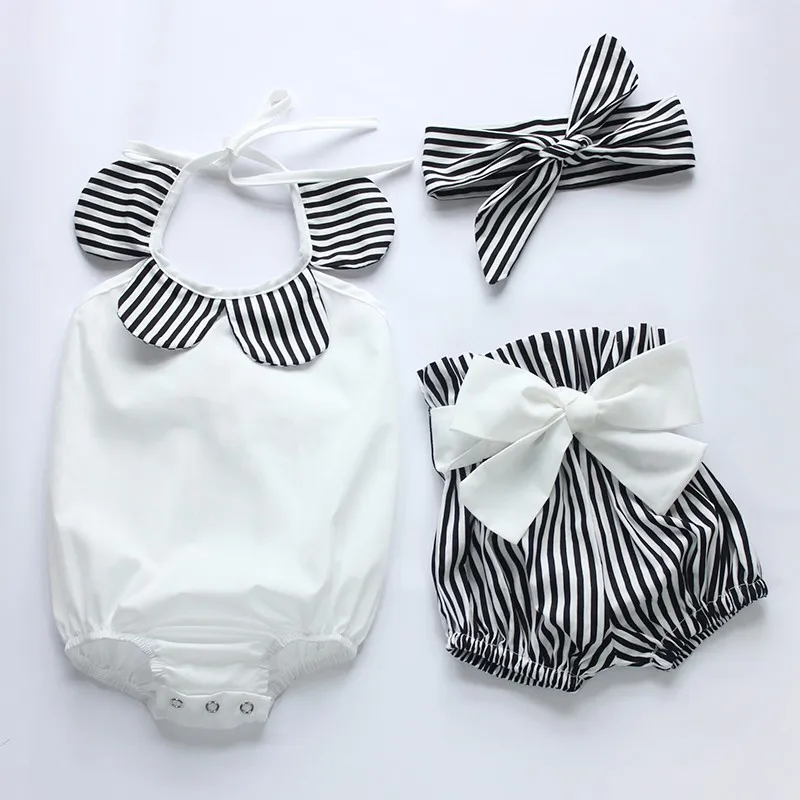 font b Baby b font Girl Infant 3pcs Clothing Sets Suit Princess Tutu Romper Dress