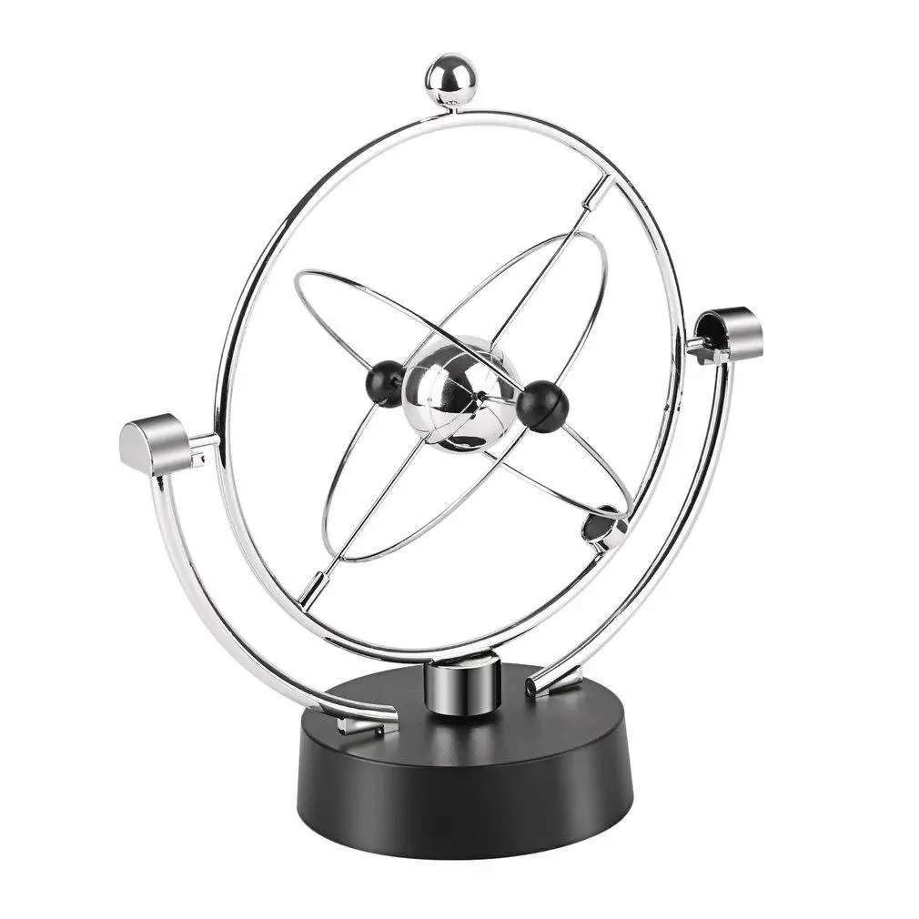  Magnetic Swing Balance Celestial Globe Set Plating Modern Art Outer Space Themed Office Room Desk L