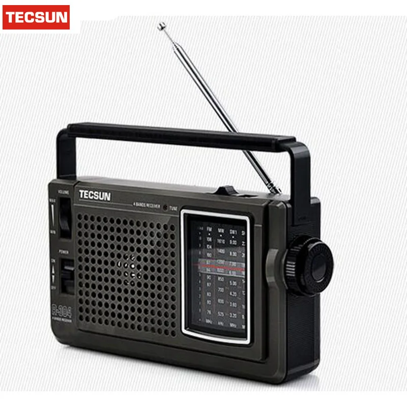 TECSUN R-304 R-304P Высокочувствительный fm-радио MW/SW радио приемник встроенный динамик цифровой приемник портативное радио