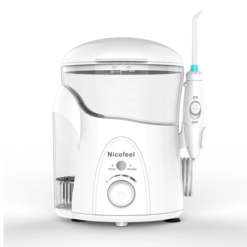 Water Dental Flosser Oral Irrigator with UV Sterilizer Dual Modes Teeth WhiteningGum Massage Dental Floss Remove Teeth Stain