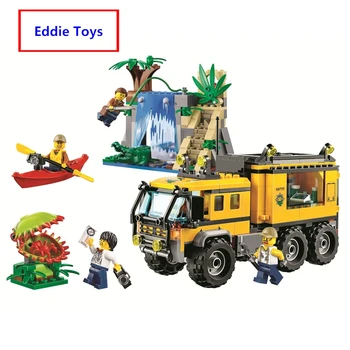 

Compatible with Legoinglys 60160 City Jungle Explorers Jungle Mobile Lab building blocks Kits Educational Toys For Children