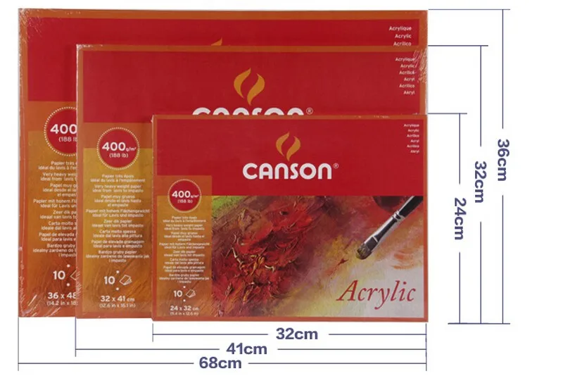 Canson professional 400 г 24x32 см пропиленовая живопись canson this бумага тонкий акриловый Четыре уплотнительных клея