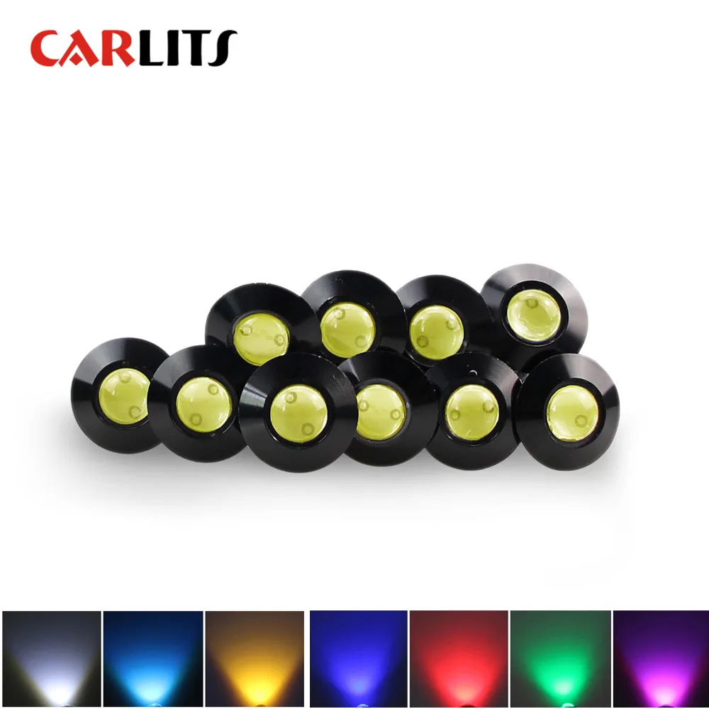 

Car Styling 2pcs 23MM Ultra Thin LED Eagle Eye Daytime Running Lights 12v Backup Reversing Parking Signal Automobiles Lamps drl