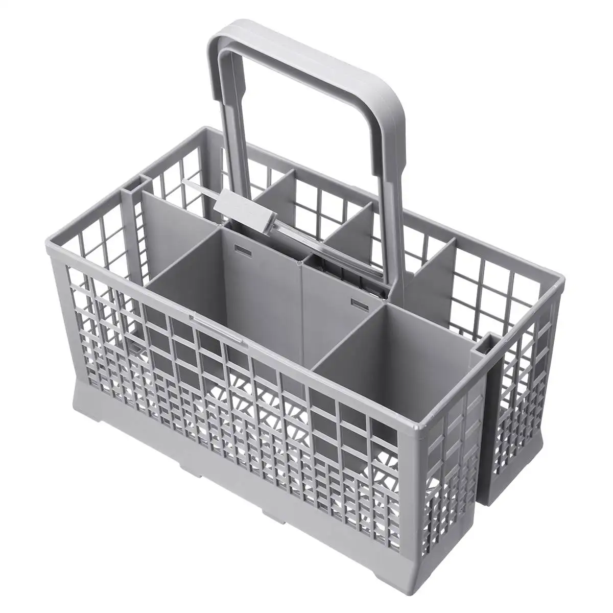 Универсальная корзина для столовых приборов 24x24x12 см, детали для мойки посуды, пластиковая корзина для хранения, для посудомоечных машин