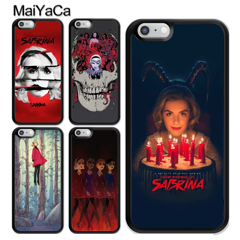 

MaiYaCa Chilling Adventures of Sabrina Phone Case For iPhone X XR XS MAX 8 7 6 6s Plus 5S SE TPU Cover Phone Bag Capa