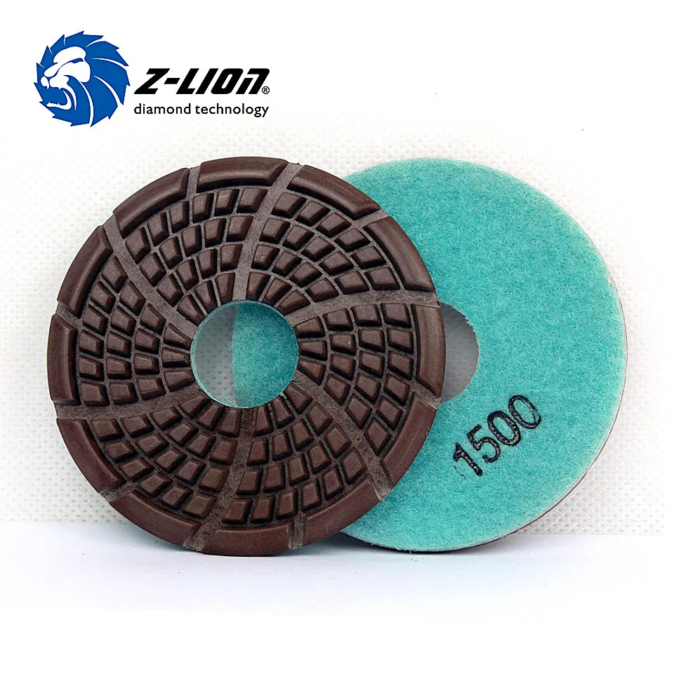 

z-Lion 5pcs 1500 Grit Diamond Sanding Pad Best Quality Concrete Floor Grinding Polishing Pad Granite Marble Polishing Abrasives