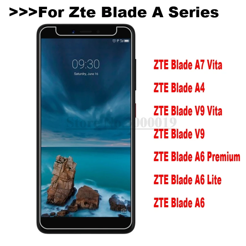 Закаленное стекло Zte Blade A7 Vita A4 A6 Lite V9 Премиум Защитная пленка для экрана A7Vita A6Lite A 7