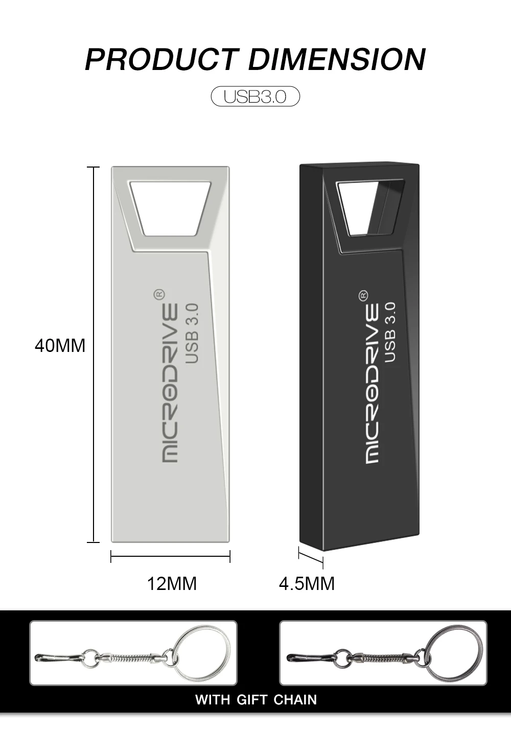 USB 3.0 flash Drive 128GB 64GB 32GB 16GB 8GB 4GB Metal Pen Drive Pendrive 128 64 32 16 8 GB USB3.0 Flash Memory Cle USB Stick 16gb usb