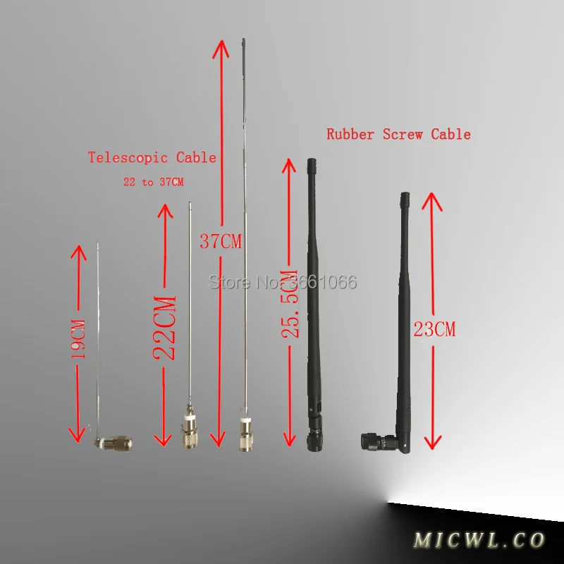 BNC байонет и TNC винт резиновые антенны два стиля для UHF микрофонов U001