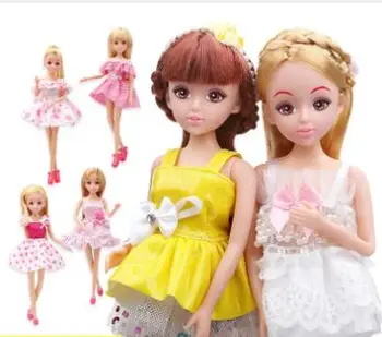 

arms and legs can bend beautiful girl doll Moveable Joint Body Fashion doll High Quality Girls Plastic Classic Toy