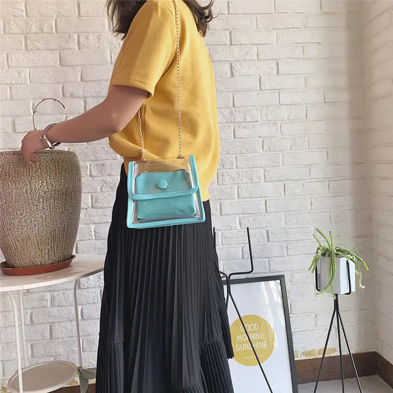 Transparent Simple Female Shoulder Bag Crossbody Bag for Women 2019 Messenger Bags women's bag bolsa feminina sac a main 30AP0403