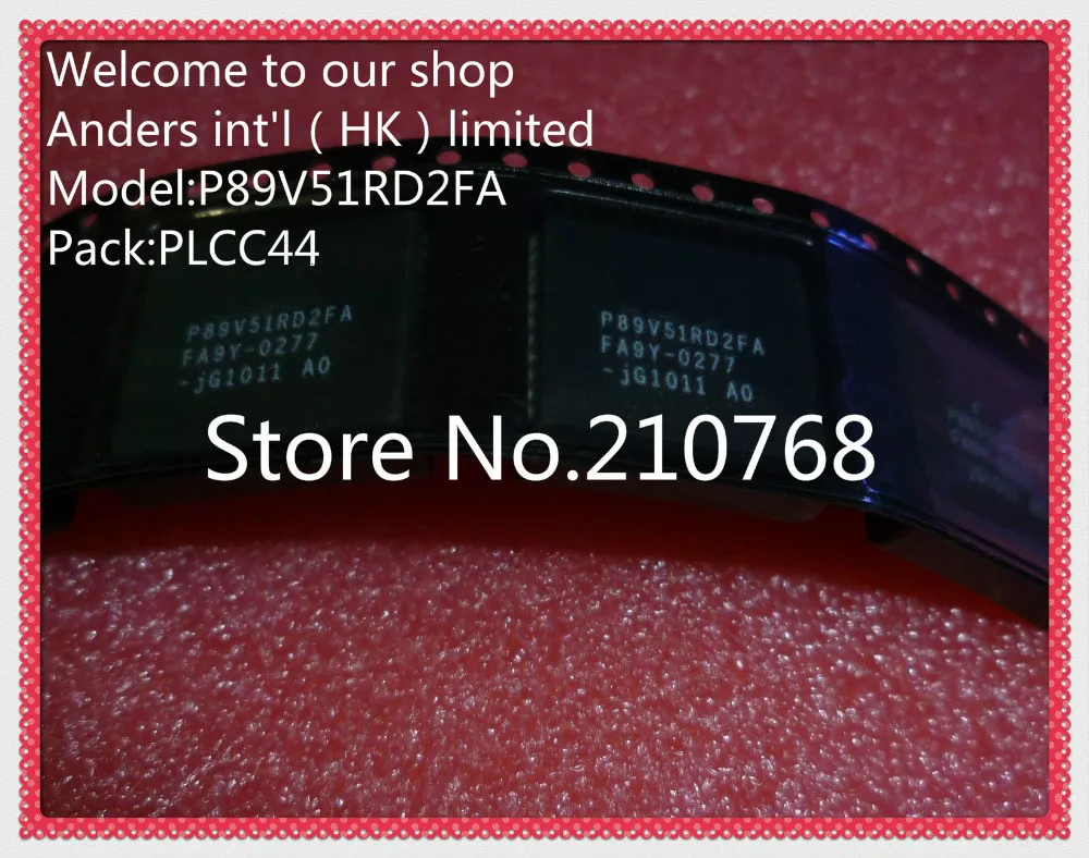 10 шт./лот P89V51RD2FA P89V51RD2 P89V51RD P89V51 PLCC44 | Электронные компоненты и принадлежности