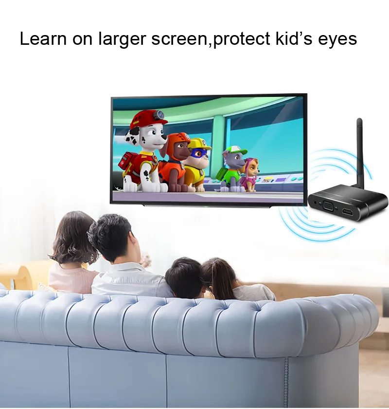 Беспроводной Wi-Fi дисплей ключ видео адаптер для iPHONE 11 8 XR SAMSUNG для Xiaomi экран зеркалирование ссылка телефон к HDMI VGA AV tv