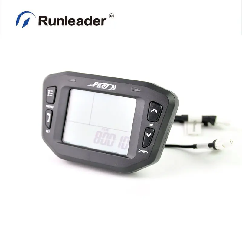 Runleader gps многофункциональный цифровой перезаряжаемый счетчик часов для газонокосилки генератор Dirtbike внешняя конструкция для монтажа на Мотоцикл морской