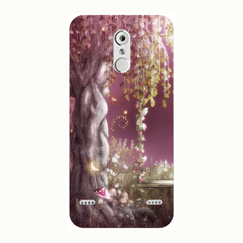 Окрашенный Мягкий силиконовый чехол ТПУ для zte Blade X3/D2/T620/A452 задняя крышка X5 D3 Q806T
