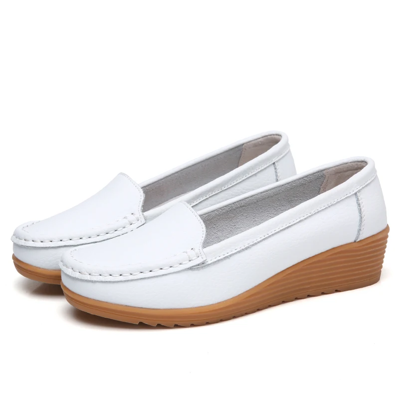 

Platform Shoes Women Solid Color Breathbale Ballet Flat Ladies Shoes Comfortable Women Summer Shoes YoYiKamomo 2019