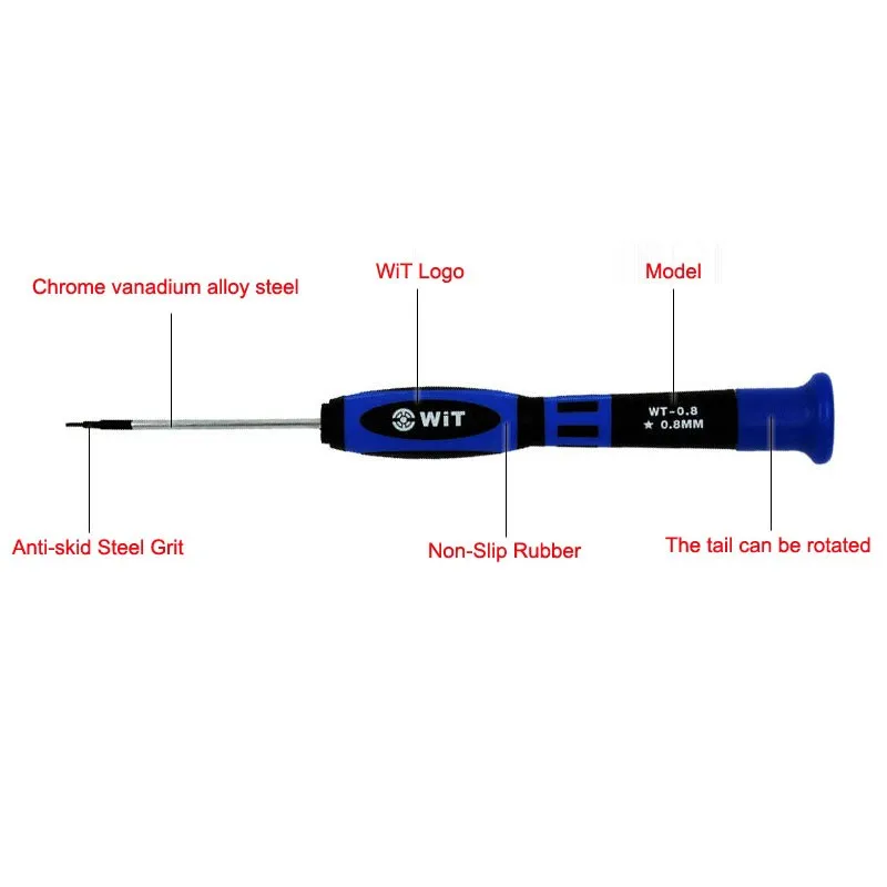 1 компл. 6 шт. Япония Вит бренд WT серии отвертки для ремонта ноутбука прецизионные магнитные инструменты