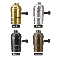 Классический ретро алюминиевый держатель лампы промышленная лампа круглые светодиодные лампы E26/E27