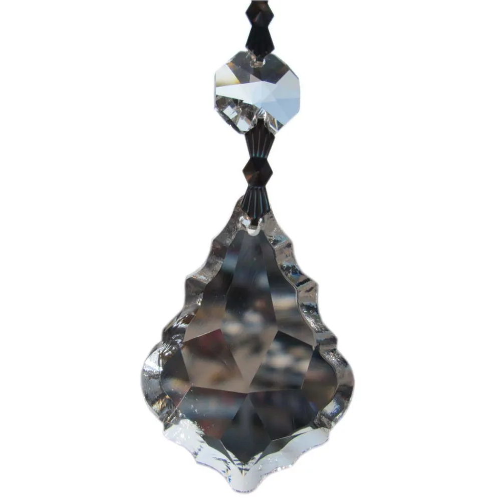 

Garland 10 Transparent Chandelier gorgeous 33% Full Crystal Healing Pendulum Lamp Prisms Hanging Pendants Rainbows 3.7'' M02028