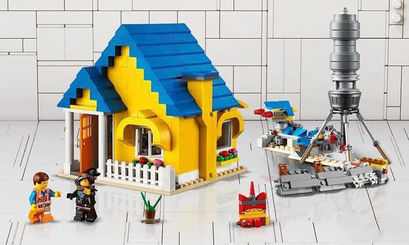 

45010 Movies Series Emmet's Dream House Rescue Rocket Building Blocks Bricks Toys Compatible With 70831 Movie 2