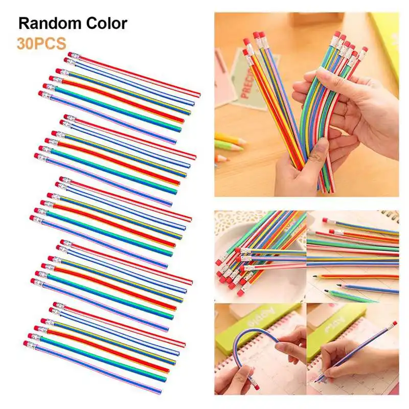 

Creative stationery writing constant magic soft pencil Student learning supplies bending deformation pencil Office supplies st