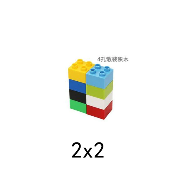 2x2 big size assembling building blocks diy creative bricks toy 2x2 photo size