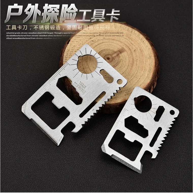 

10pcs self defense outdoor Survival Tool defence Multifuction Personal self-defense 11-in-1 Emergency knife safety protection