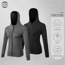 Yuerlian/ центр куртка эластичность рубашки толстовки для Для женщин колготки футбольные майки Фитнес куртка для бега Для женщин толстовка