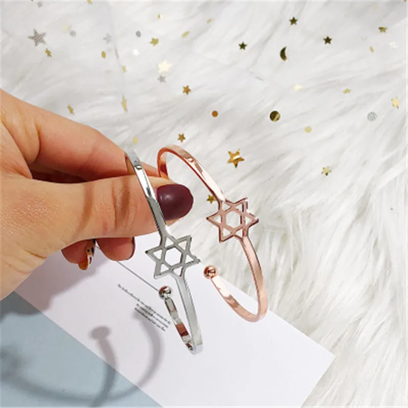 Модный полый браслет с пятиконечной звездой 2019 подарки для девушки обязательный