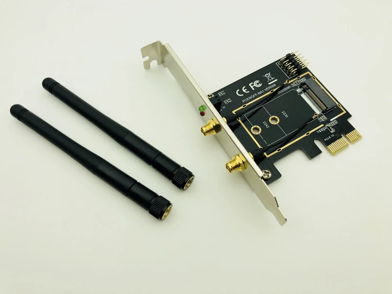 M.2 Wi Fi адаптер M2 NGFF Key с поддержкой беспроводной сети PCIE PCI E 1X 2230 2242 Mini PCIE|Платы