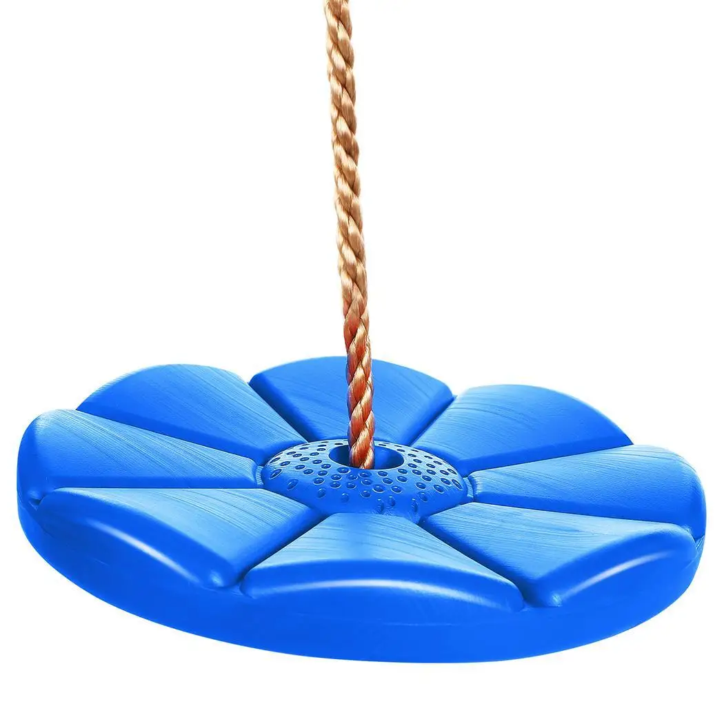 

Round Jungle Gym Swing Seat Heavy Above 3 Years Old Duty with Chain Playground Swing Set 27.5cm/10.8 inch 4mm 1.5