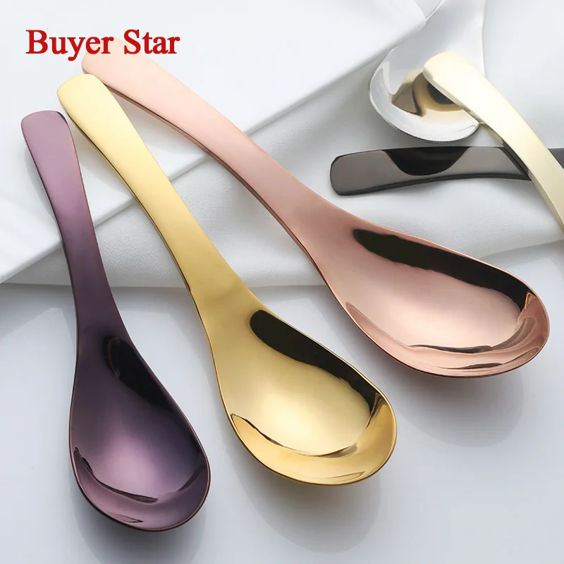 

3 Pcs/Set Stainless Steel Long Handled Spoons Chinese Sliver Soup Coffee Tea Dinner Spoon Sets Kitchen Accessories