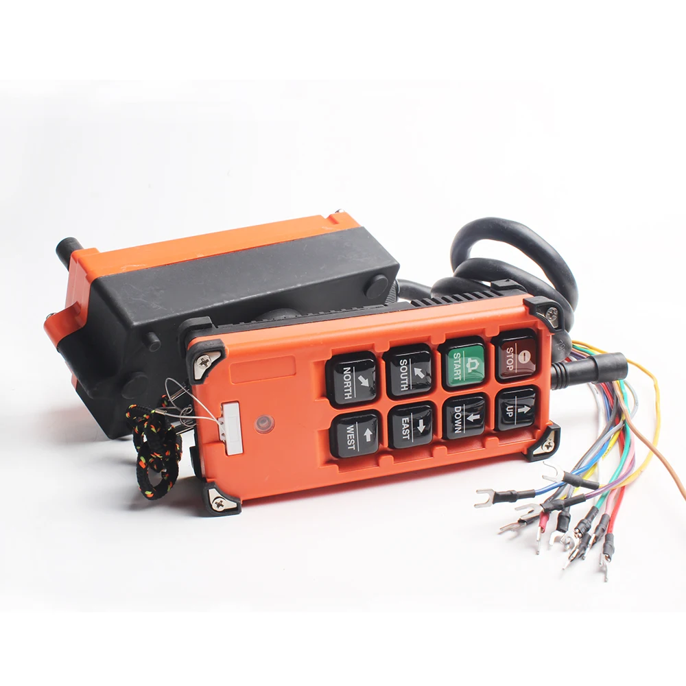  Wireless Industrial remote controller switches Hoist Crane Control Lift Crane 1 transmitter + 1 rec