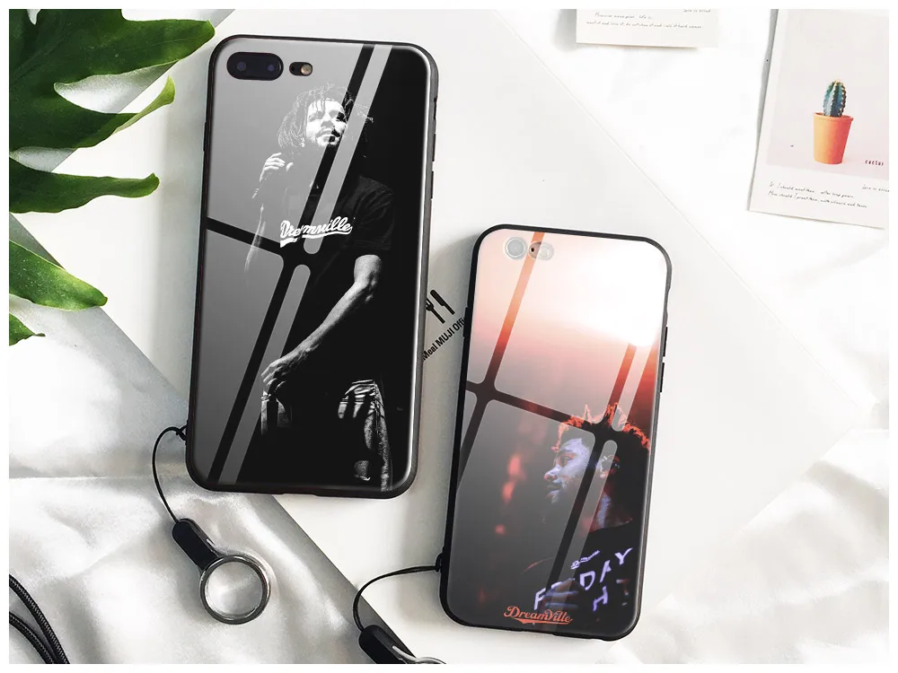 J. COLE rapper hiphop чехол из закаленного стекла для телефона мягкий силиконовый iPhone SE 6 6s