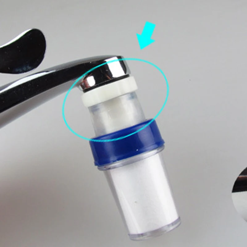 New 1 PCS Water Clean Tap Filter Double Purifier Head PP Home Kitchen Simple Easy Faucet