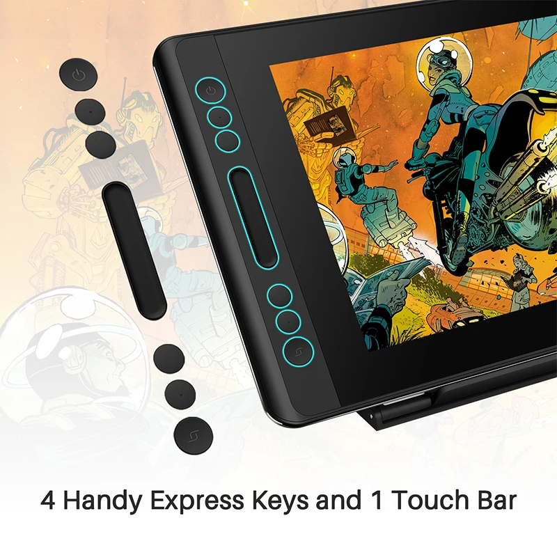 HUION Kamvas Pro 12 GT-116 ручка планшет монитор художественная графика ручка для рисования дисплей монитор с бесплатным подарком Gl