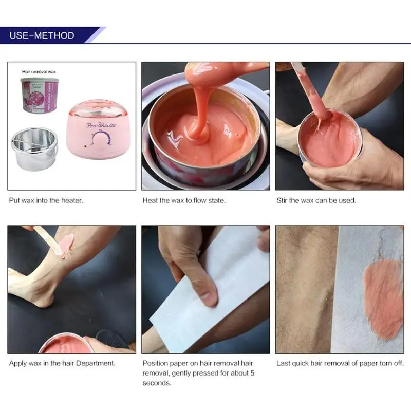 

Hair Removal Tool Epilator Warmer Wax Heater Professional Mini SPA Hand Epilator Feet Paraffin Wax Machine 500CC capacity