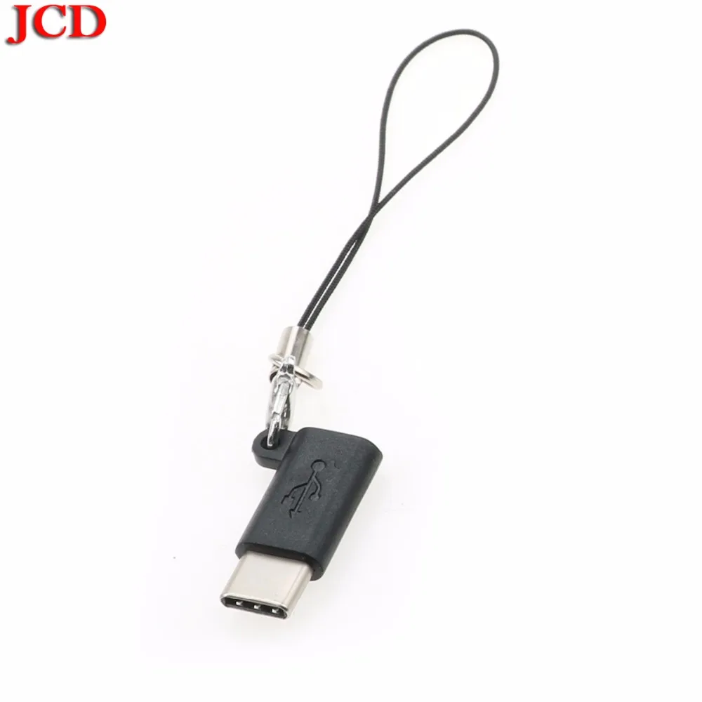 JCD для Micro USB для Xiaomi женский Тип C 3,1 штепсельный кабельный переходник круглый кабель для зарядки и синхронизации данных USB C конвертер для samsung S8/для LG G5 G6