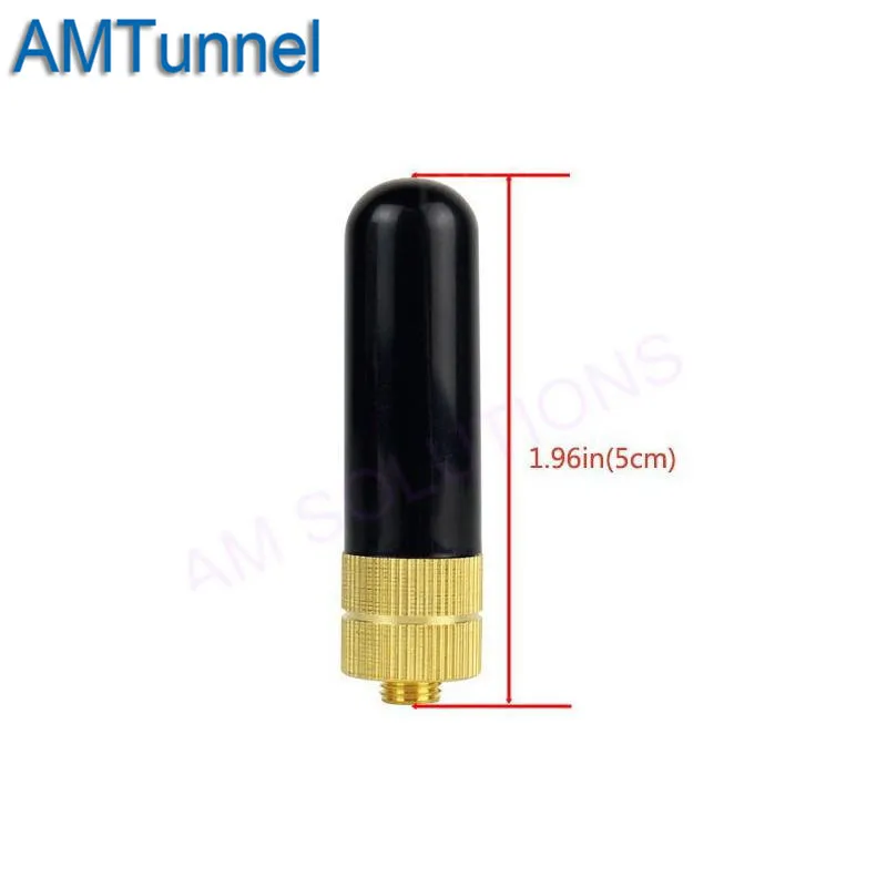 

SMA-F Female UHF+VHF Radio Antenna SRH805S for TK3107 2107 Baofeng UV-5R TG-UV2 Ham Radio