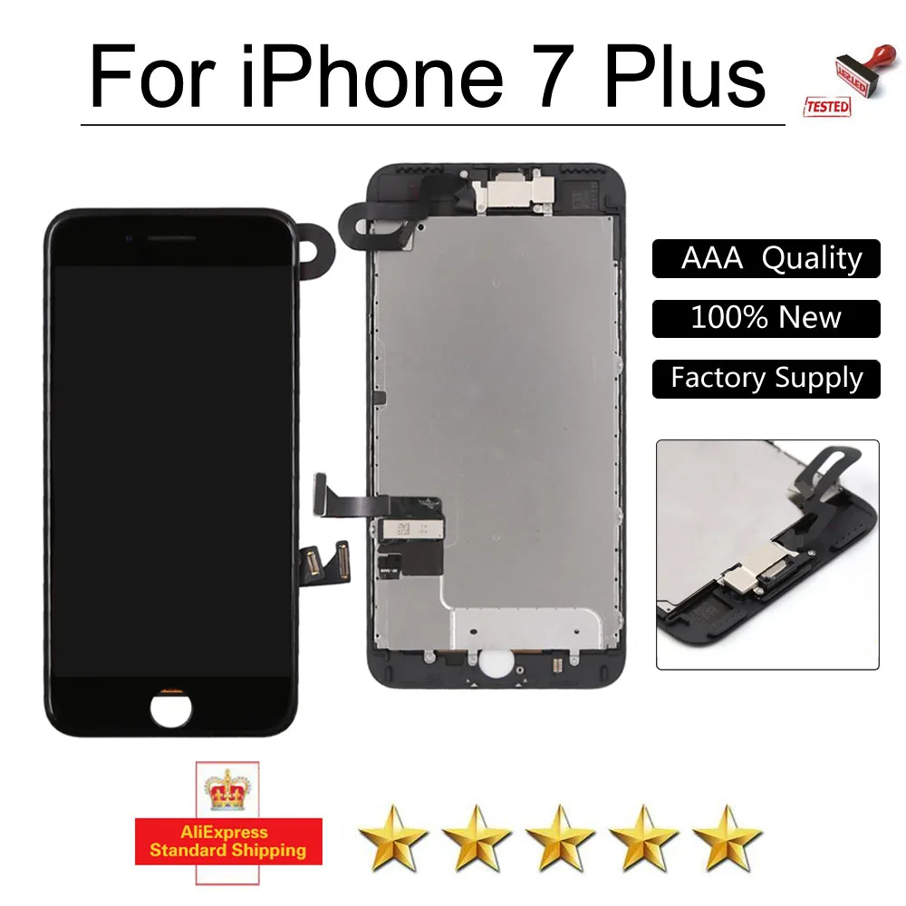 Screen For iPhone 7 Plus 5.5'' LCD Touch Display Assembly+ Front Camera