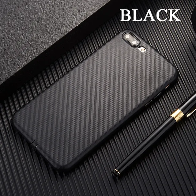 Luxury Ultra Thin Carbon Fiber Phone Cases for Apple iPhone 7 6 6S Plus