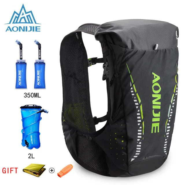 

AONIJIE C943 18L Outdoor Lightweight Hydration Backpack Rucksack Bag Vest for 2L Water Bladder Hiking Running Marathon Race