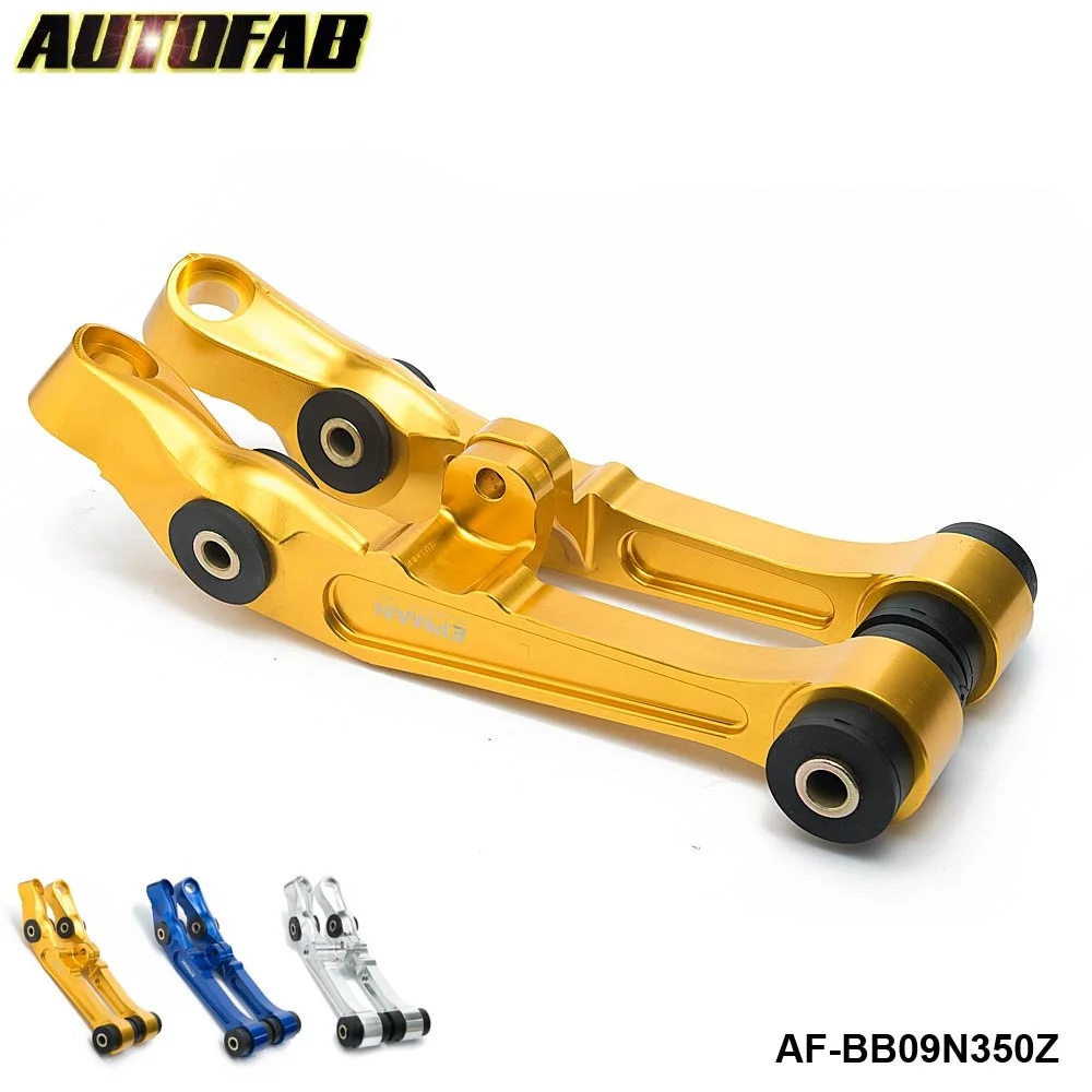 CNC Billet Upgrade bushing Front Lower Control Arm For Nissan 03-07 350Z For Infiniti G35 Blue/Silver/Gold AF-BB09N350Z