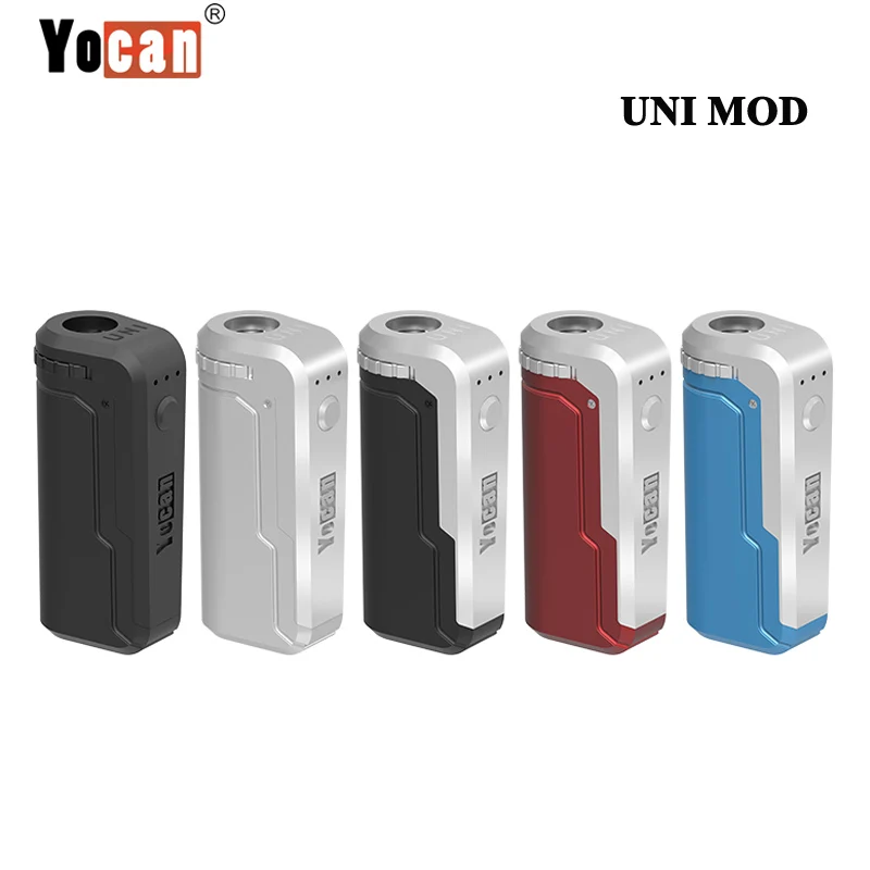 

Original Yocan UNI Box Mod Built-in 650mAh Battery with Adjustable Height 510 Threaded Electronic Cigarette Vape Vaporizer