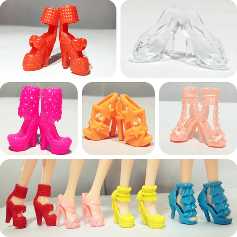 10pair/lot Princess Baby Doll Shoes High Heels Fashion High heeled