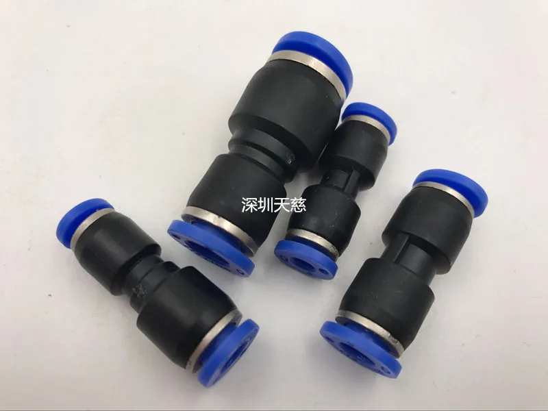 

Air pipe joint pneumatic quick connector PU plastic straight through 12MM air pipe PU-12 straight through quick connector