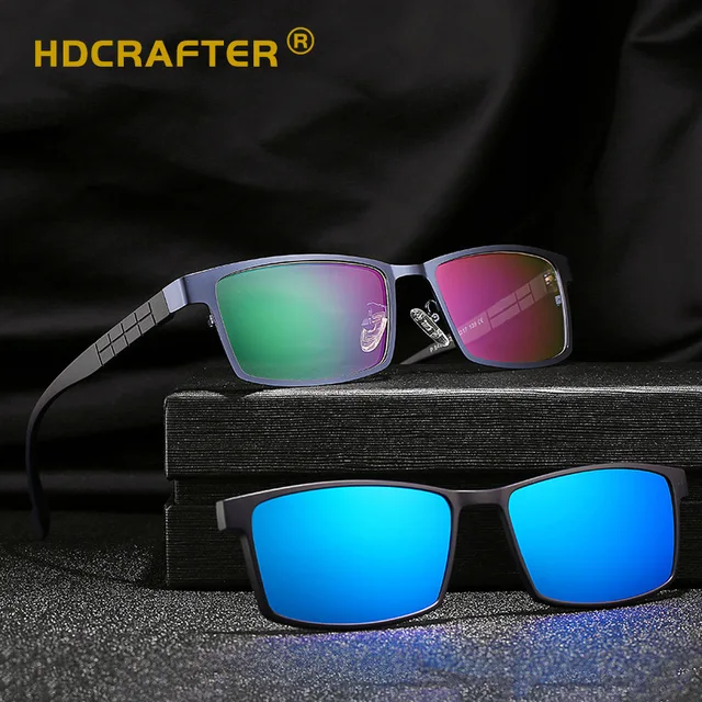 HDCRAFTTER Blue Light Blocking Glasses Polarized Magnetic Clip On