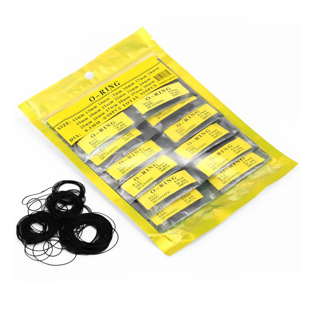 500Pcs Watch Gasket Replacement O-rings Fits Watch Backs Size 31-40mm,0.8mm for Watch repair DIY Watchmaker