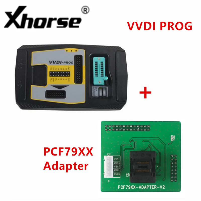 

Original XHORSE VVDI PROG Programmer V4.8.6 Auto ECU Flash Programmer Plus PCF79XX Adapter